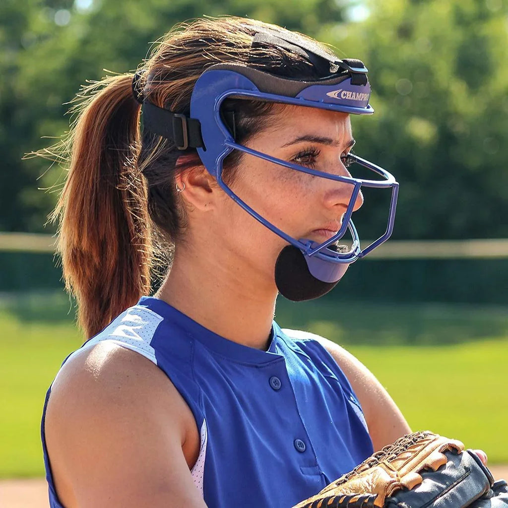 CHAMPRO Softball Defensive Fielder Mask - Wide Vision, YOUTH or ADULT
