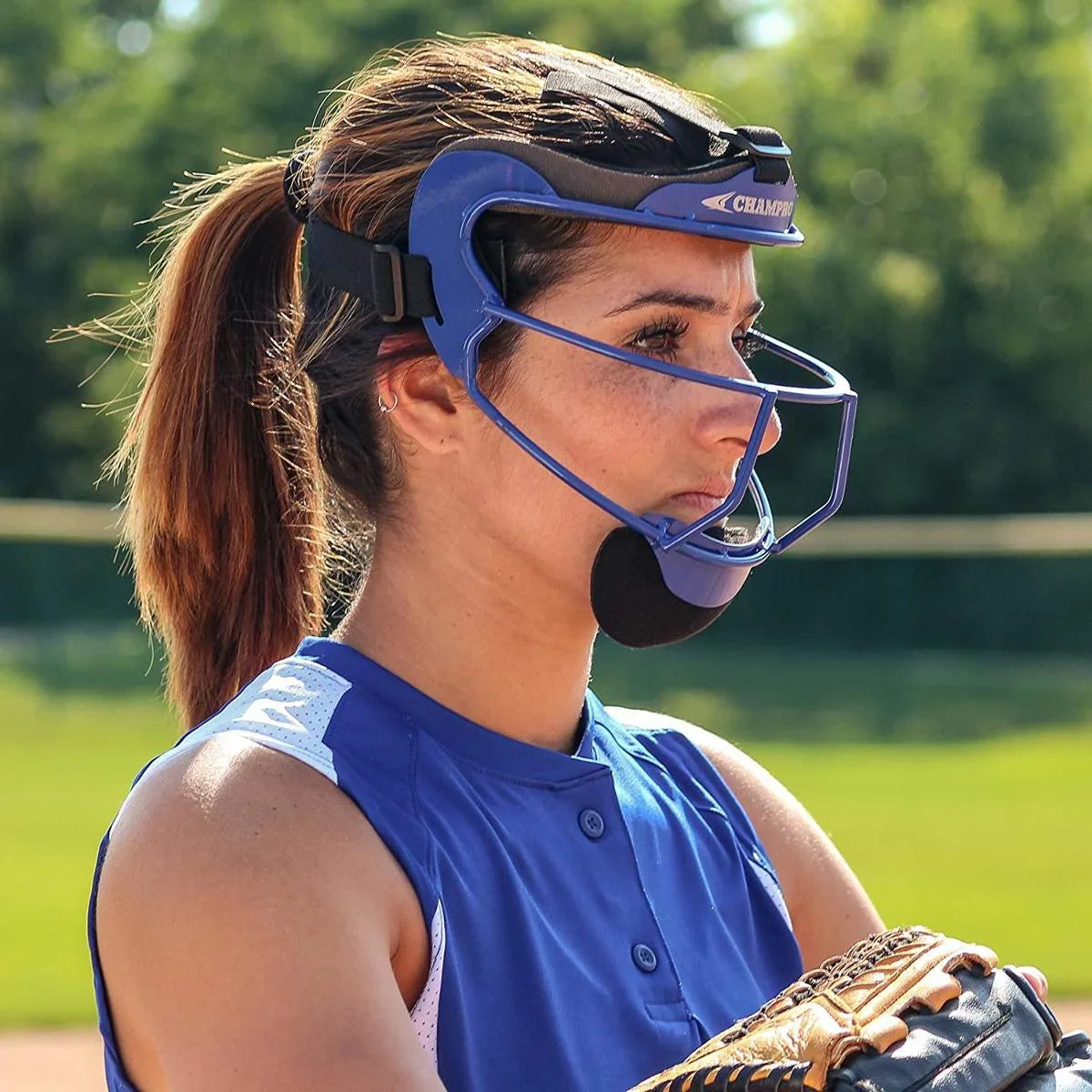 CHAMPRO Softball Defensive Fielder Mask - Wide Vision, YOUTH or ADULT