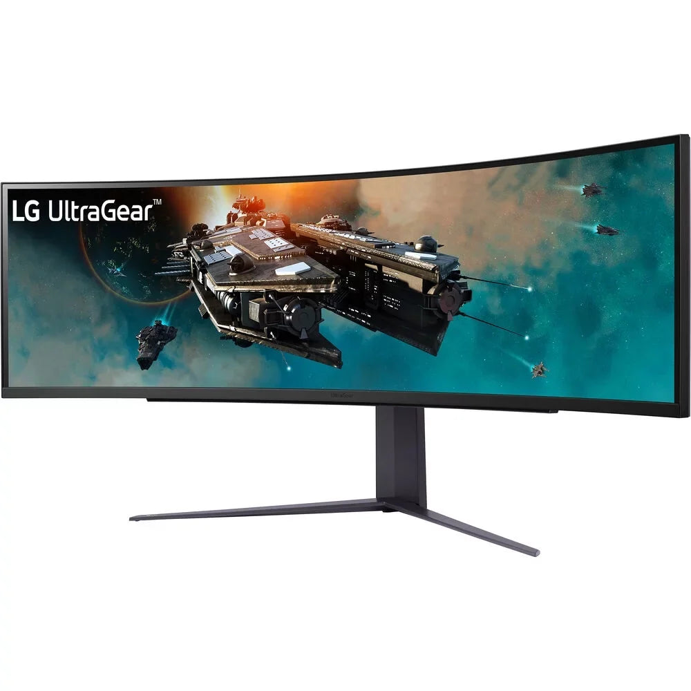 Open Box 49GR85DC-B 49" Curved Ultragear DQHD 1ms 240Hz Monitor with VESA DisplayHDR 1000, Black