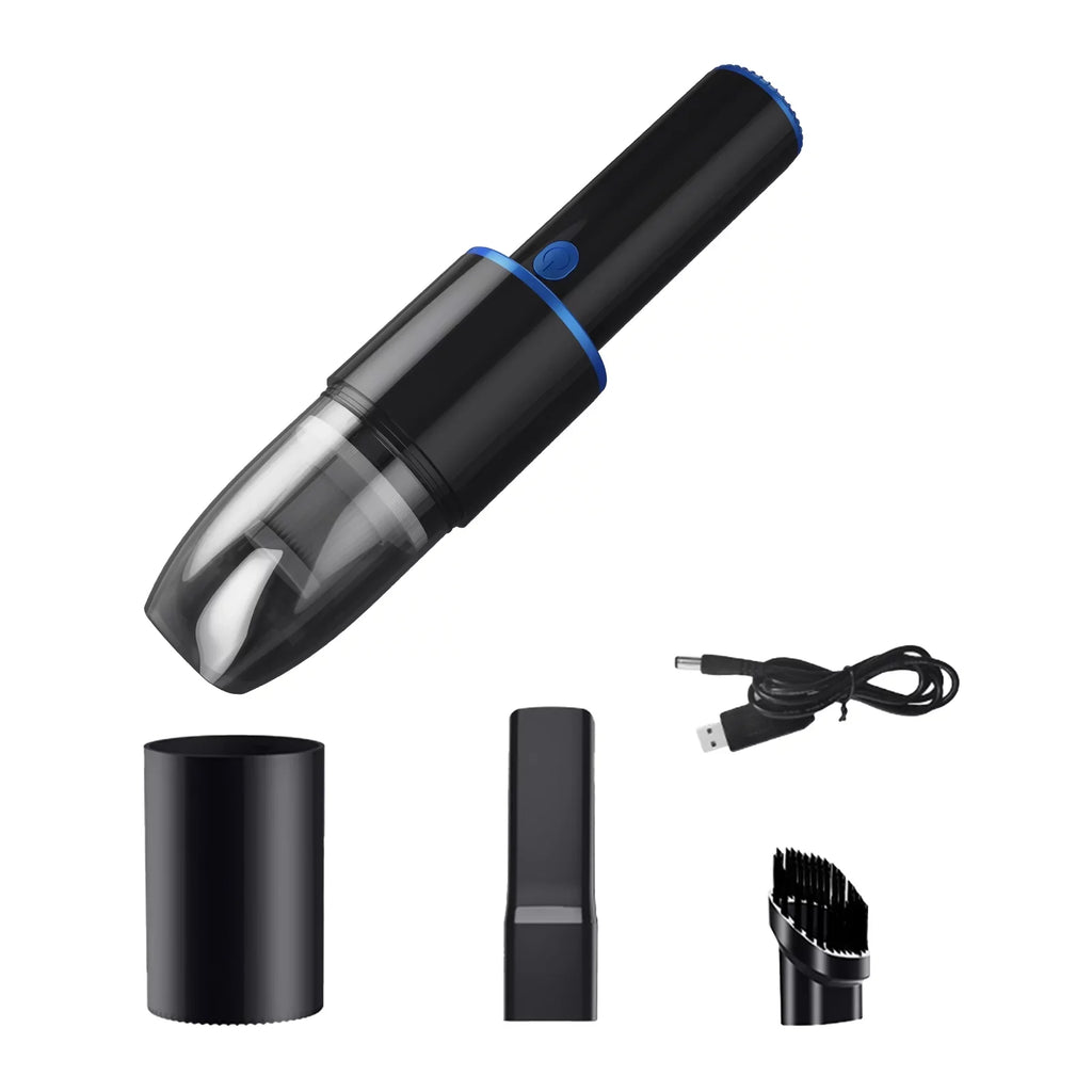 Anself 10000Pa Car Cleaner Portable Handheld USB Cleaner 120W Strong Suction Cleaner for Pet Hair Dust Gravel Cleaning Home Office