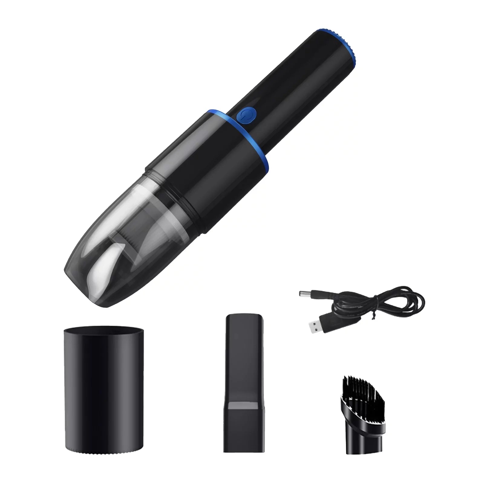 Anself 10000Pa Car Cleaner Portable Handheld USB Cleaner 120W Strong Suction Cleaner for Pet Hair Dust Gravel Cleaning Home Office