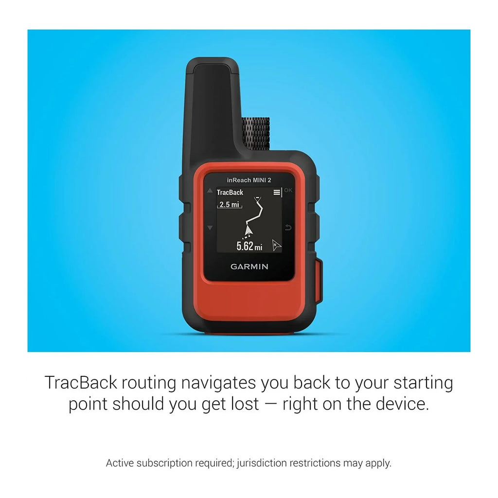Garmin inReach Mini 2 Satellite Communicator (Orange, Certified Refurbished)