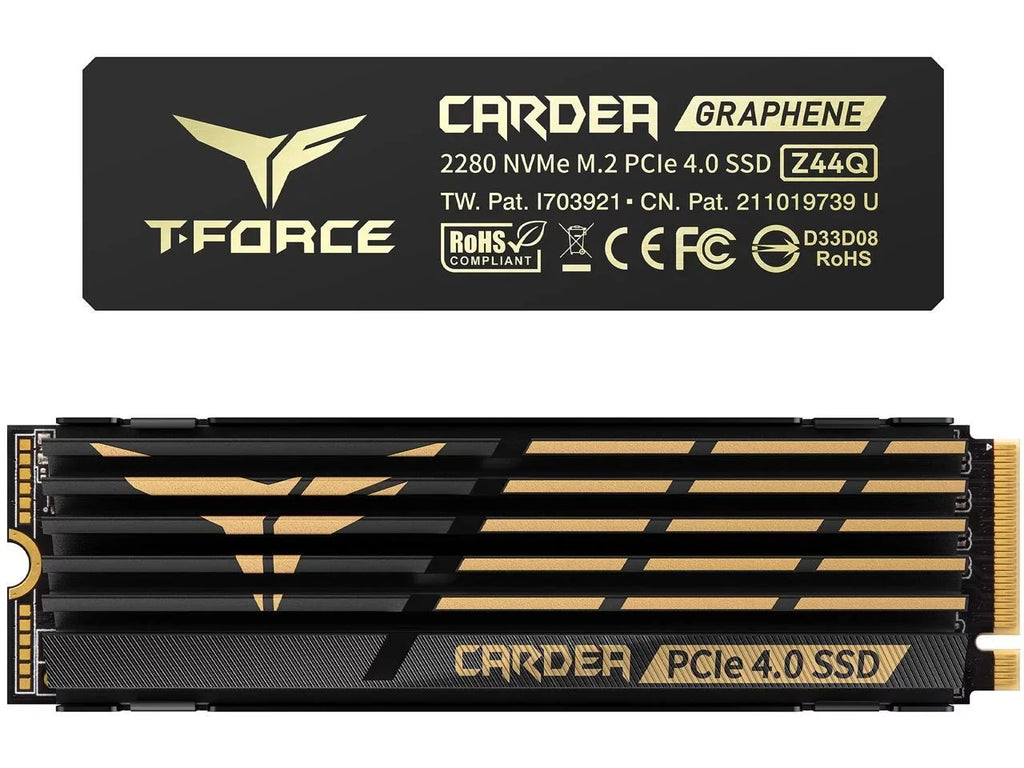 Team Group T-FORCE CARDEA Z44Q M.2 2280 2TB PCIe Gen4.0 x4, NVMe 1.4 Internal Solid State Drive (SSD) TM8FPQ002T0C327