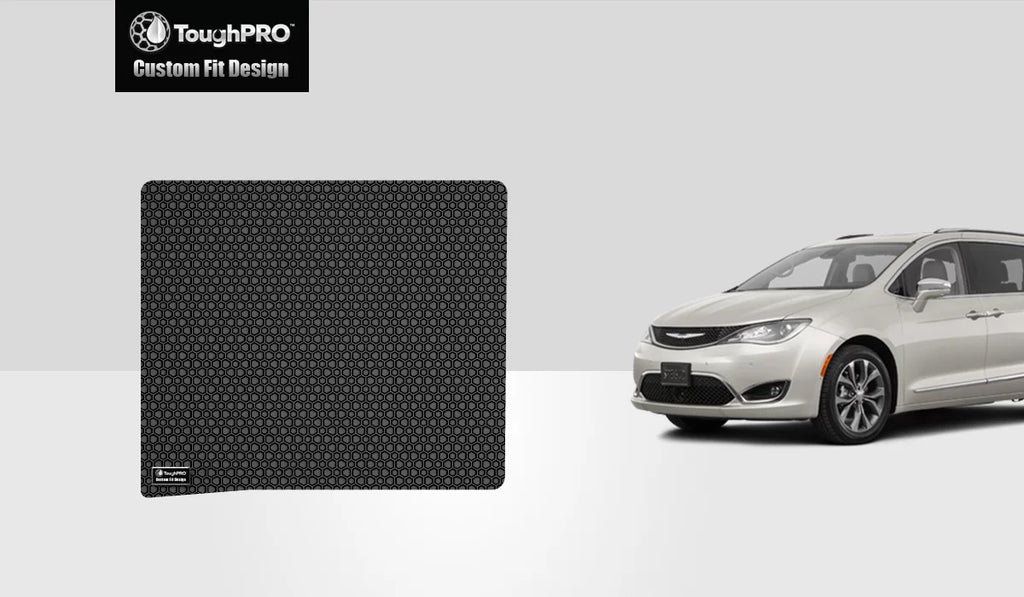 ToughPRO - Cargo Mat Compatible with CHRYSLER Pacifica - All Weather Heavy Duty (Made in USA) - Black Rubber - 2005