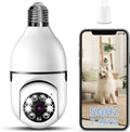 CUIBIRD Light Bulb Security Camera, 1080P 5GHz & 2.4GHz Light Socket Security Camera for Light Bulb Pet Camera