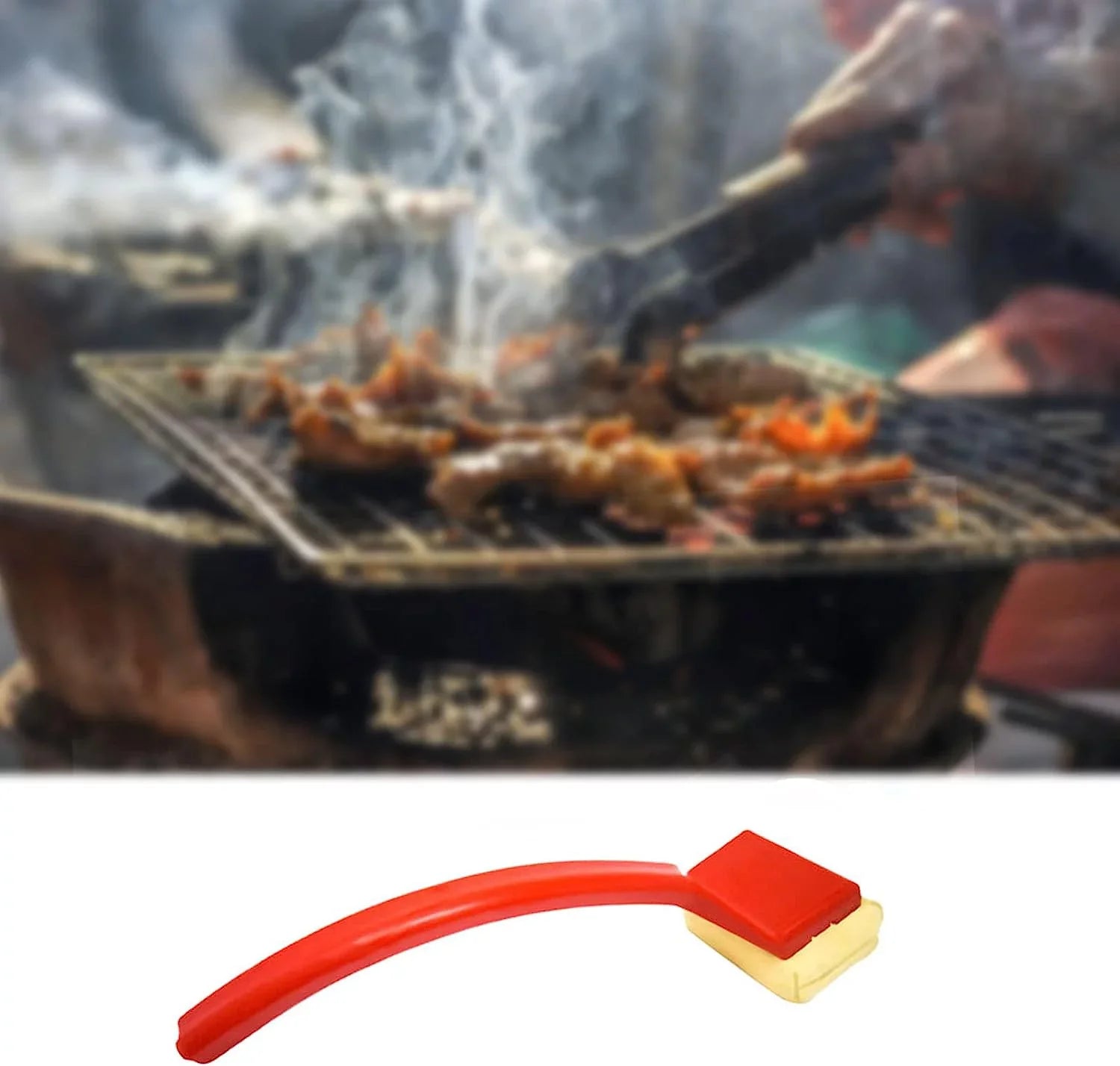 Grill Brush BBQ Cleaning Brush For Outdoor Kitchen Clean Tools Accessories BBQ Replaceable Scraper Cleaning Head Barbecue Cleaner Bristle Free Scraper