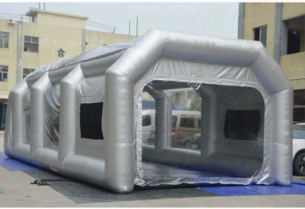 TFCFL Inflatable Paint Spray Booth Painting Tent w/ Air Filter System & Floor Mat