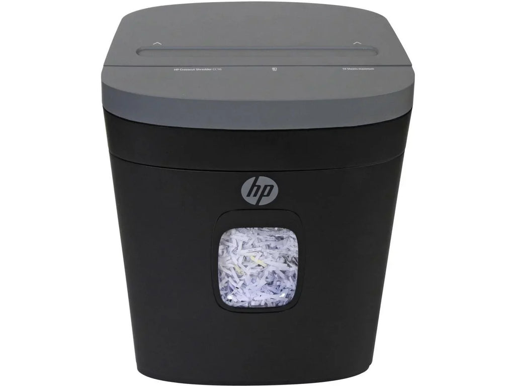 Royal CC16 Paper Shredder - Cross Cut - 16 Per Pass - for shredding Paper, Staples, Credit Card, Envelope - 8.75" Throat - 3 Minute Run Time - 40 Minute Cool Down Time - 5 gal Wastebin Capacity -