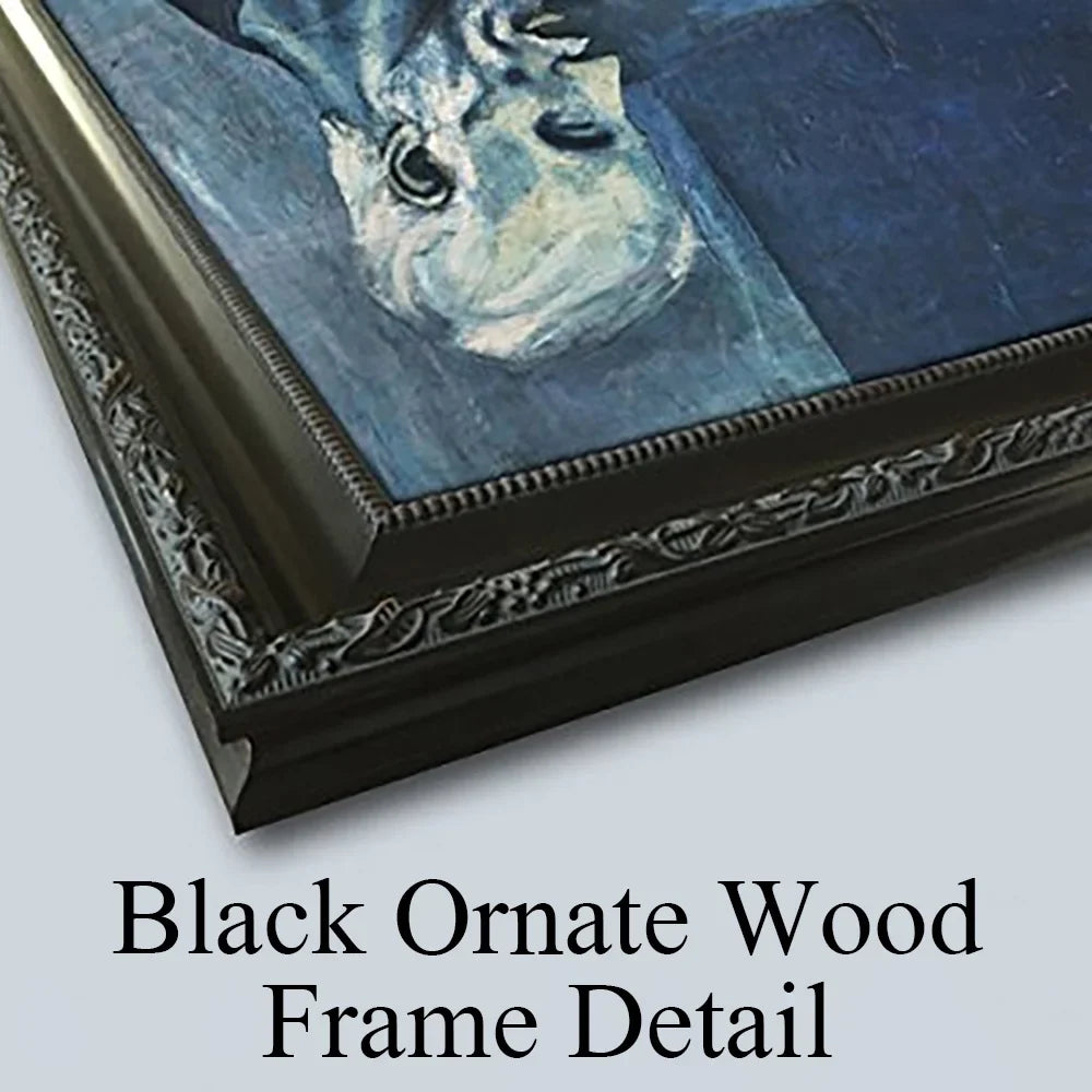 Alfred de Bréanski 18x13 Black Ornate Wood Framed Double Matted Museum Art Print Titled - Loch Lomond; a Trout Stream Near Stirling