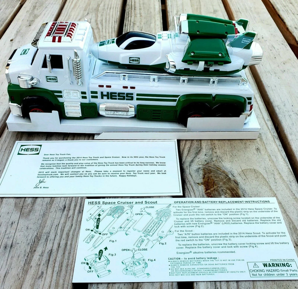 2014 Hess Truck and Space Cruiser with Scout