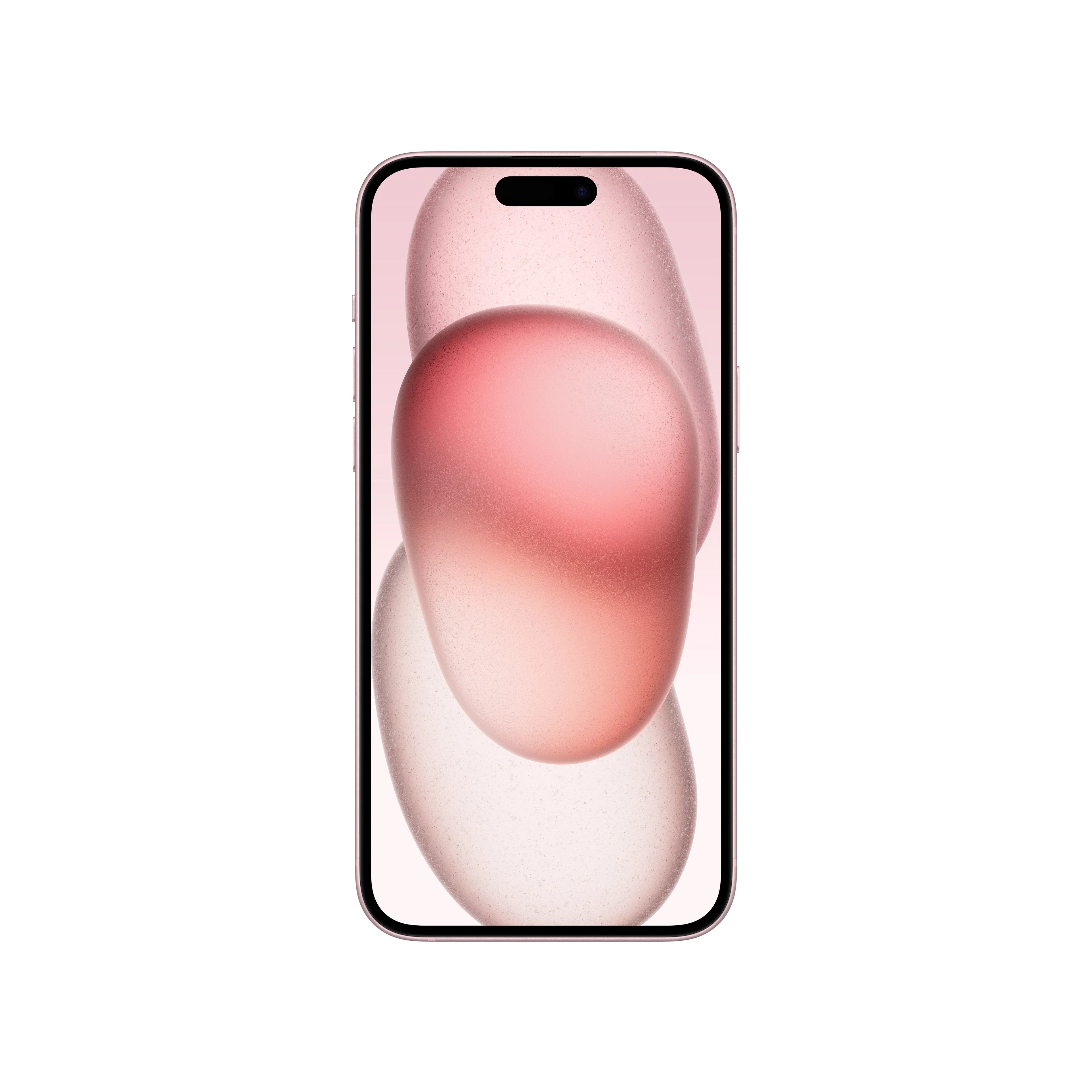 Straight Talk iPhone 15 Plus, 256GB, Pink - Prepaid Smartphone