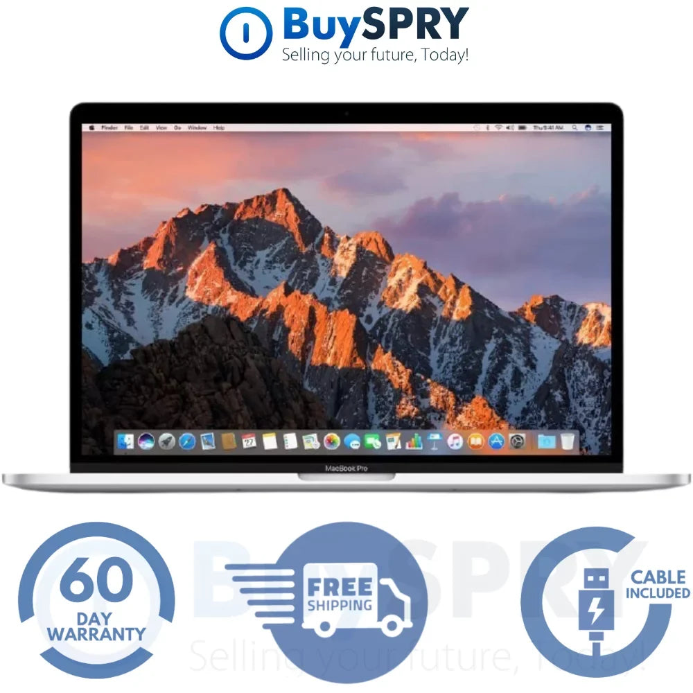 MacBook Pro (16GB RAM, 512GB SSD) MPTV2LL/A (Mid-2017) with Touch Bar - Silver - Second-hand (R2 Certified)