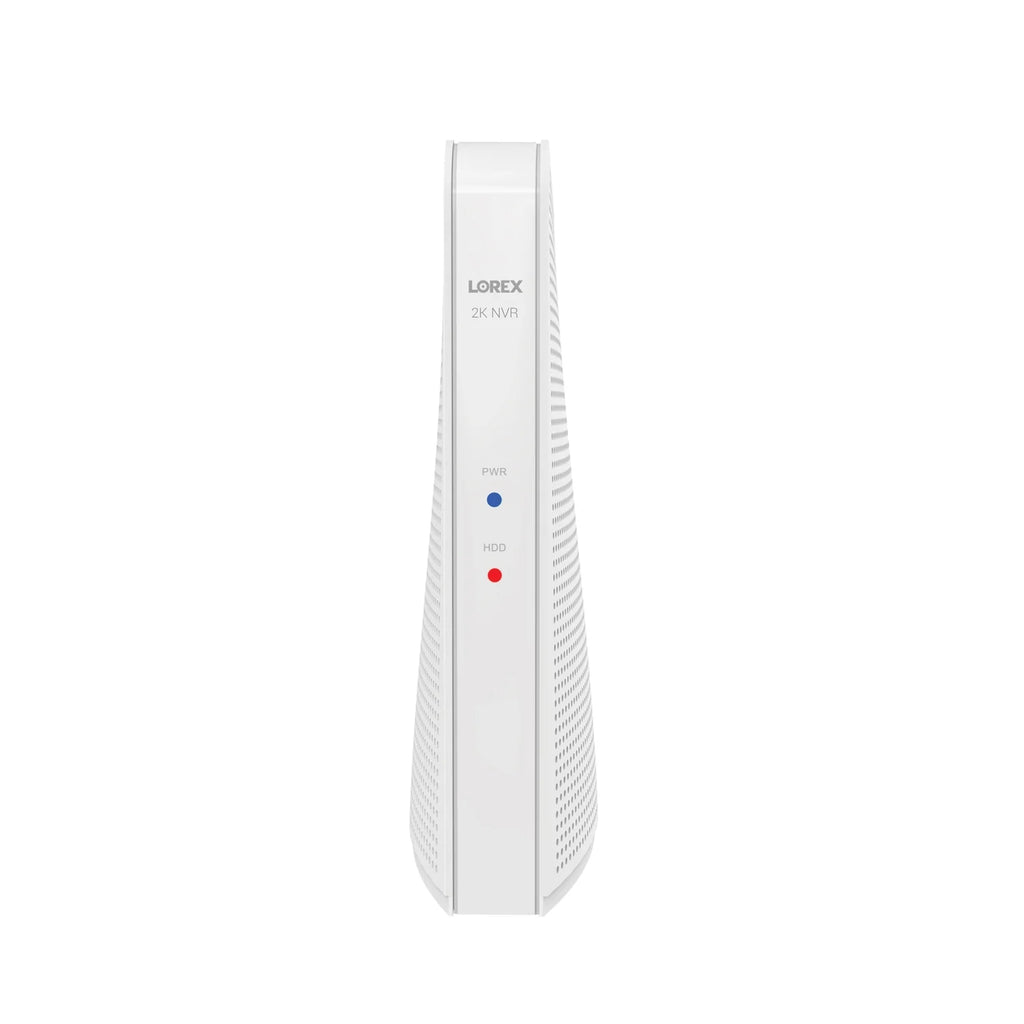 Lorex 2K 4.0-MP 8-Camera-Capable 32-GB NVR System with 4 Outdoor Wi-Fi Battery Security Cameras, White, L4248D-4AA4-E, L4248D-4AA4-E