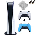 TEC PlayStation_PS5 Gaming Console (Disc Version) with One Extra Controller Bundle