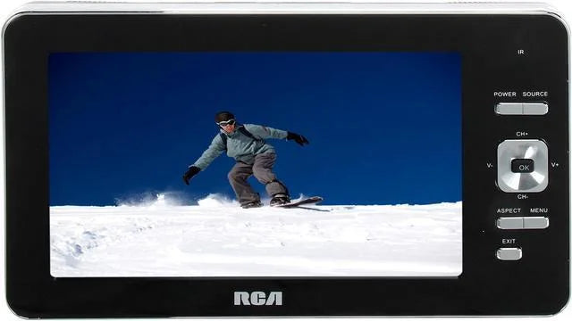 RCA Digital TV DPTM70R Portable 7" LCD Built-In Speakers - Original Remote - New