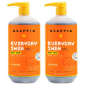 Alaffia Everyday Shea Body Wash, Naturally Helps Moisturize And Cleanse Without Stripping Natural Oils With Fair Trade Shea Butter, Neem, And Coconut Oil, Unscented, 2 Pack - 32 Fl Oz Ea.