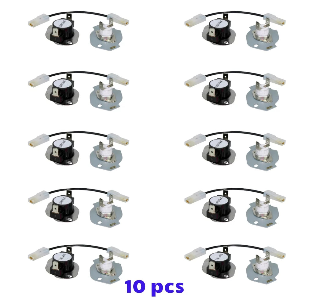 10x NEW Dryer Thermostat Kit W11050897 W10423382 3403140 W10480709