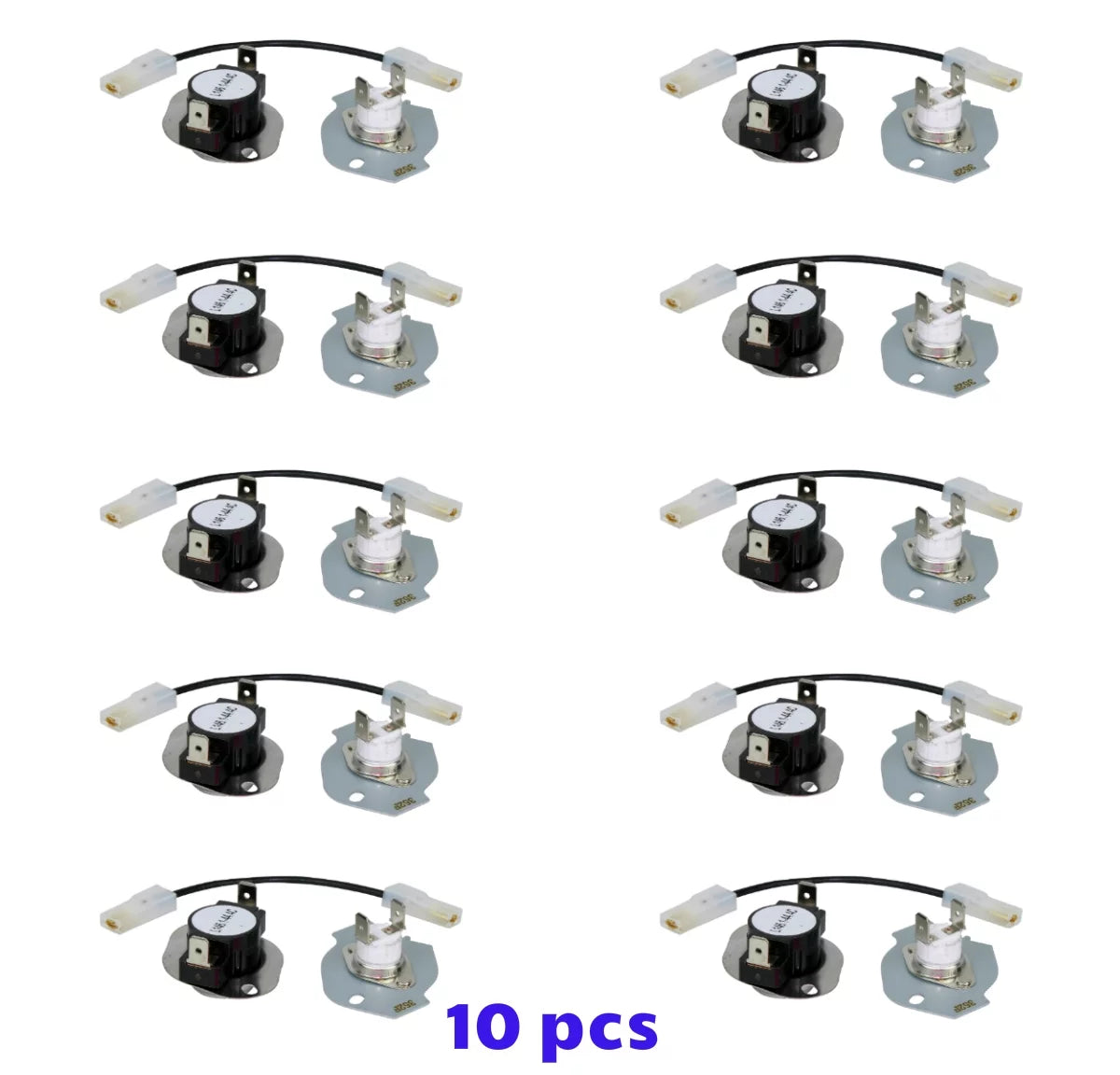 10x NEW Dryer Thermostat Kit W11050897 W10423382 3403140 W10480709
