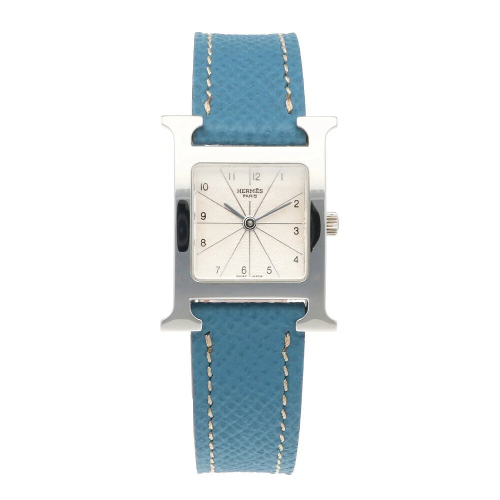 Pre-Owned Hermes H Watch Stainless Steel HH1.210 Quartz Ladies HERMES (Good)
