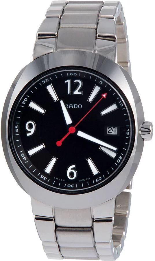 Rado D-Star Black Dial Stainless Steel Men's Watch R15945153