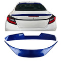 Ikon Motorsports Roof + Trunk Spoiler Compatible With 2022-2023 Subaru BRZ Toyota GR86, Painted #K7X Wr Blue Pearl/World Rally Blue ABS V Style Rear Window Visor Wing + TRD Style Trunk Spoiler