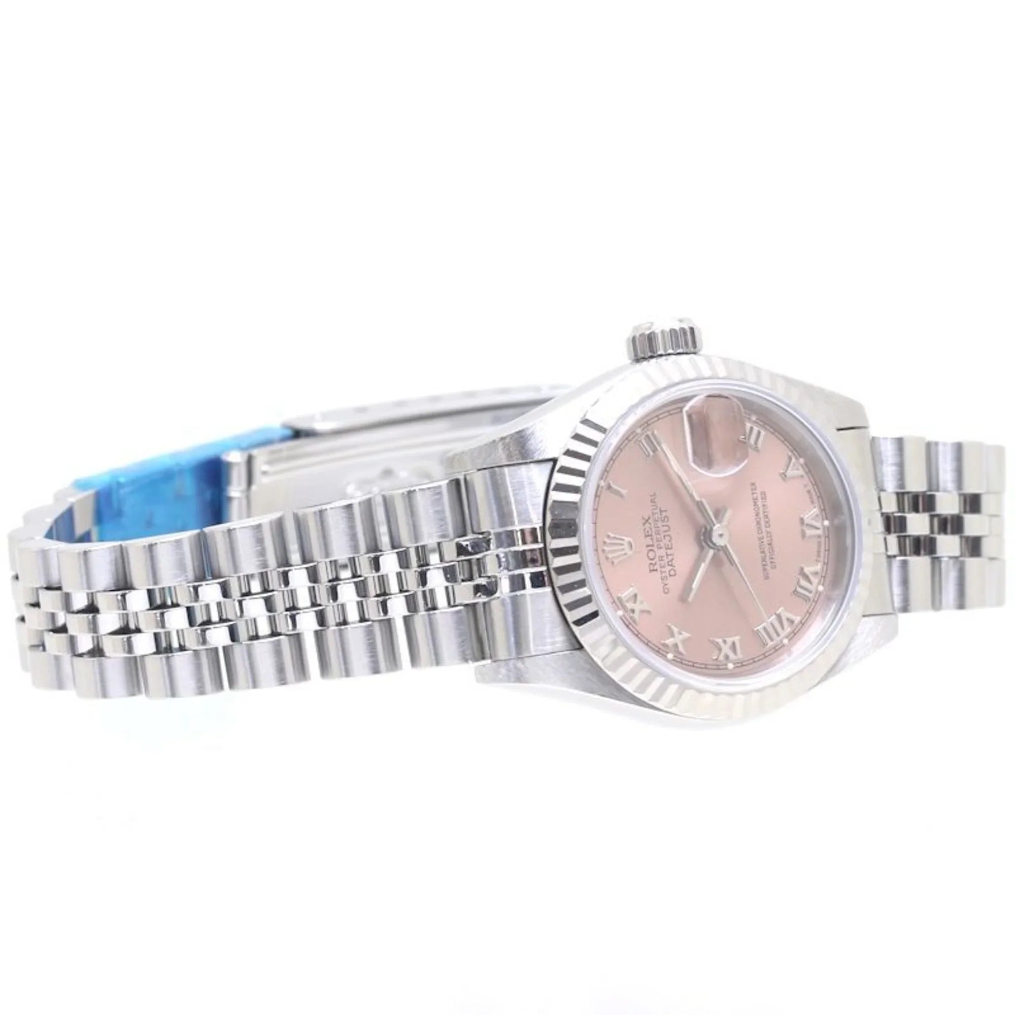 Pre-Owned ROLEX Rolex Datejust 69174 K18WG White Gold x Stainless Steel Ladies 39402 Watch (Good)
