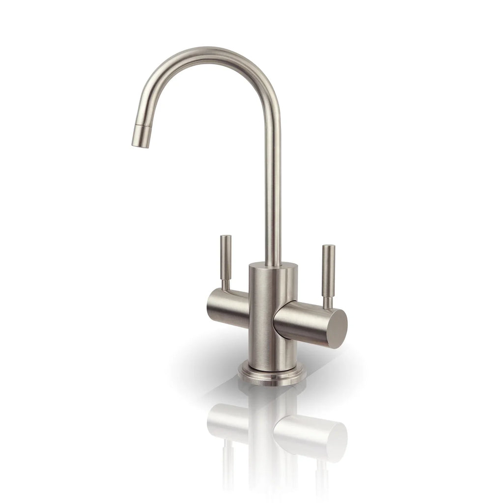 APEC Westbrook 2-Handle Instant Hot and Cold Reverse Osmosis Drinking Liquid Dispenser Faucet in Brushed Nickel