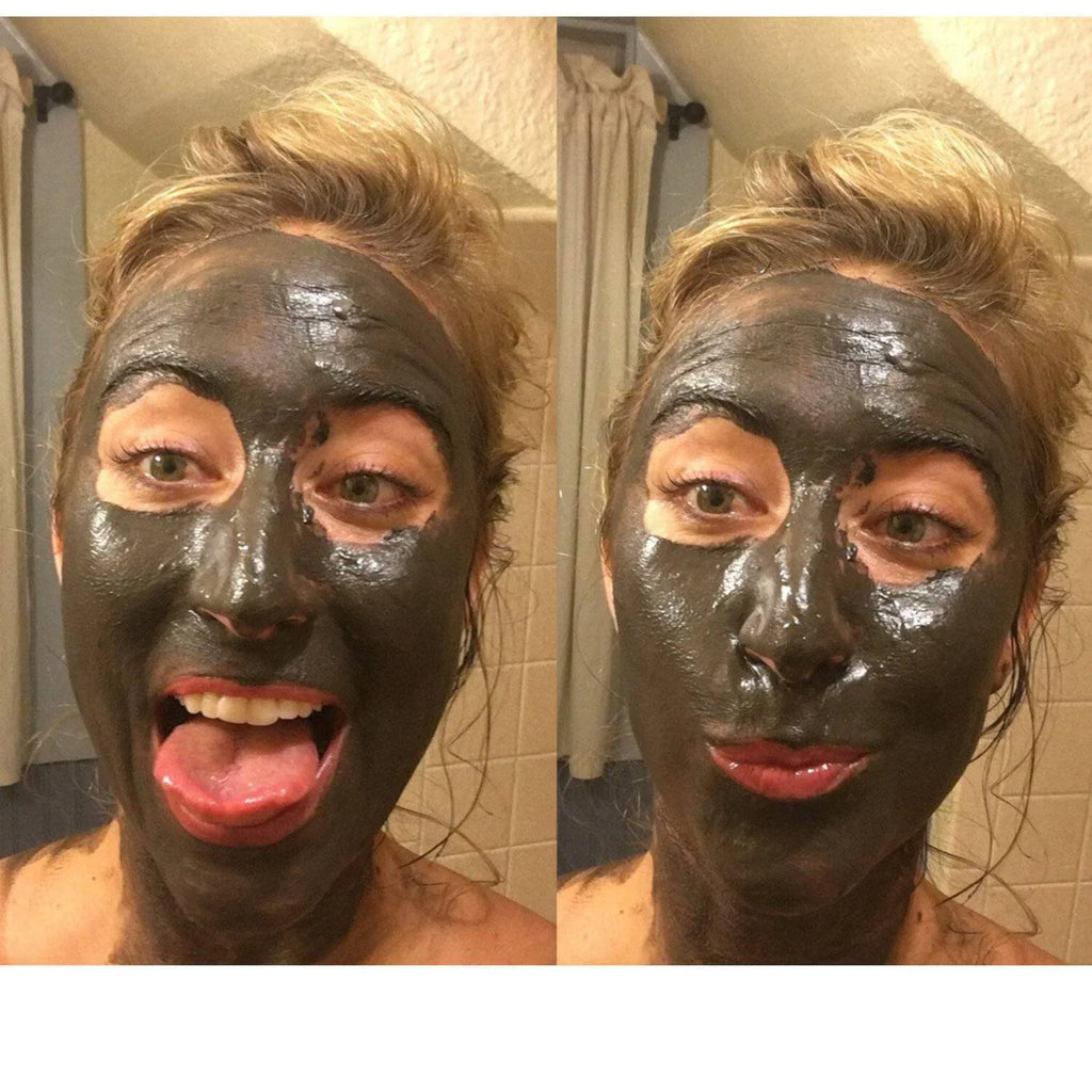 Glimmer Goddess Organic Face Mask - DEAD SEA MUD MASK, 2 oz