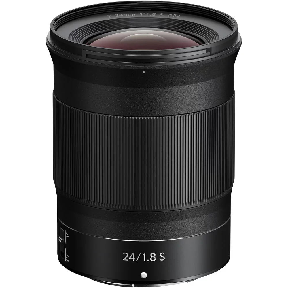 Z6 Mirrorless with 50-250mm f/4.5-6.3 VR Lens + 24mm f/1.8 S Lens + 64GB Storage + UV Filter + Backup Battery + Case + Cleaning Kit - International Version