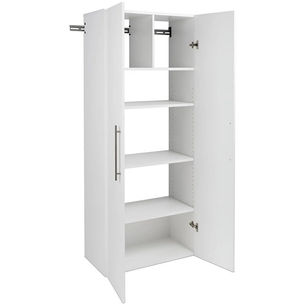 Pemberly Row 30" Large Wall Mounted Garage Cabinet in White Finish