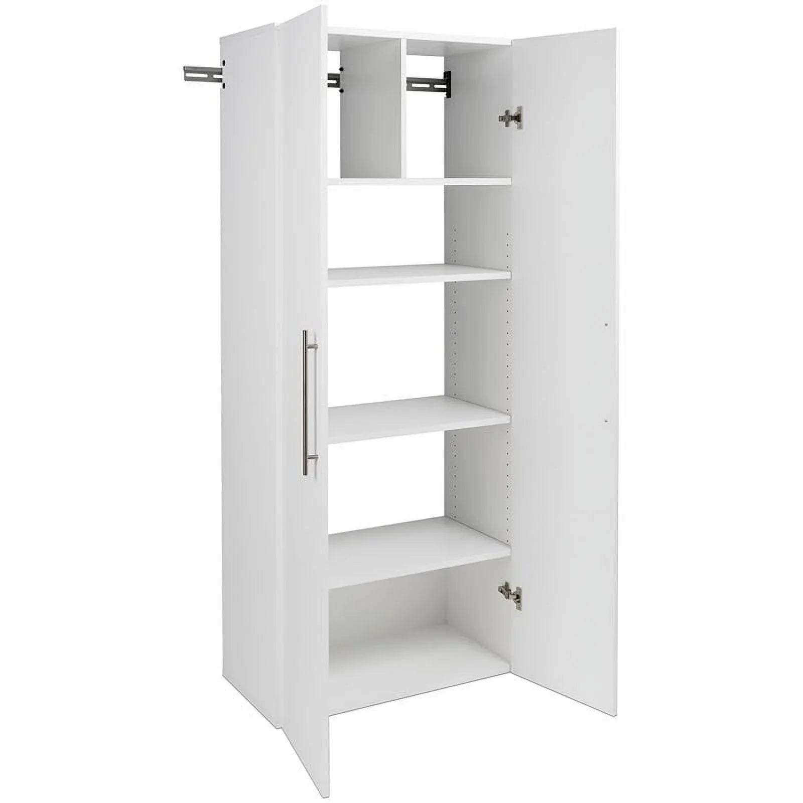 Pemberly Row 30" Large Wall Mounted Garage Cabinet in White Finish