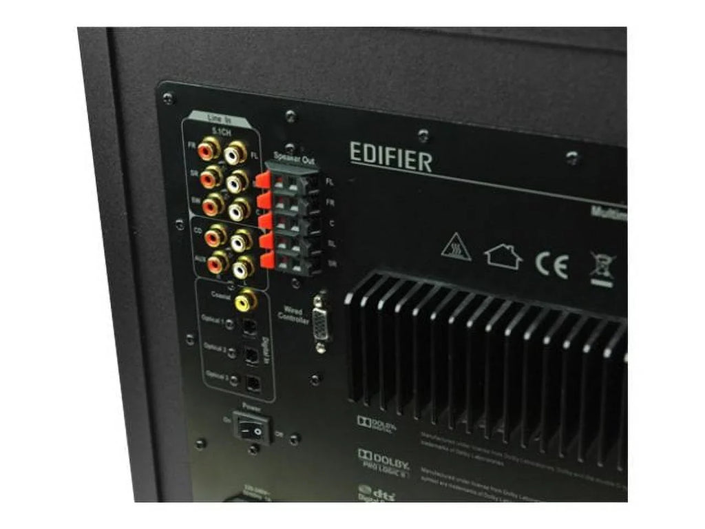 Edifier S760D 5.1 Speaker System, 540 W RMS, Black