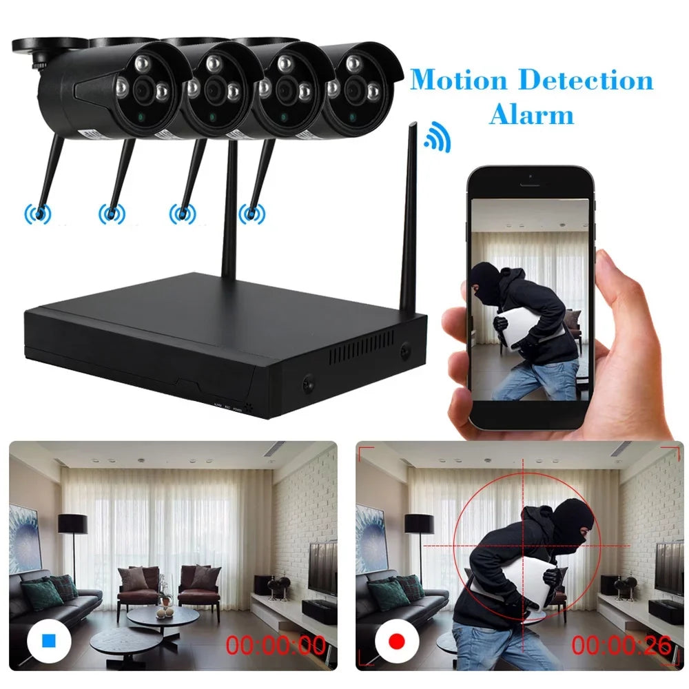 Webcam,Vision Wifi Nvr P2p Ir-cut Vision Webcam Wifi 4ch 1080p Wifi Ip Liquid Ip Camera Kit With 4pcs 1080p Wifi 1080p Wifi 4pcs 1.0mp Support P2p Wifi Liquid