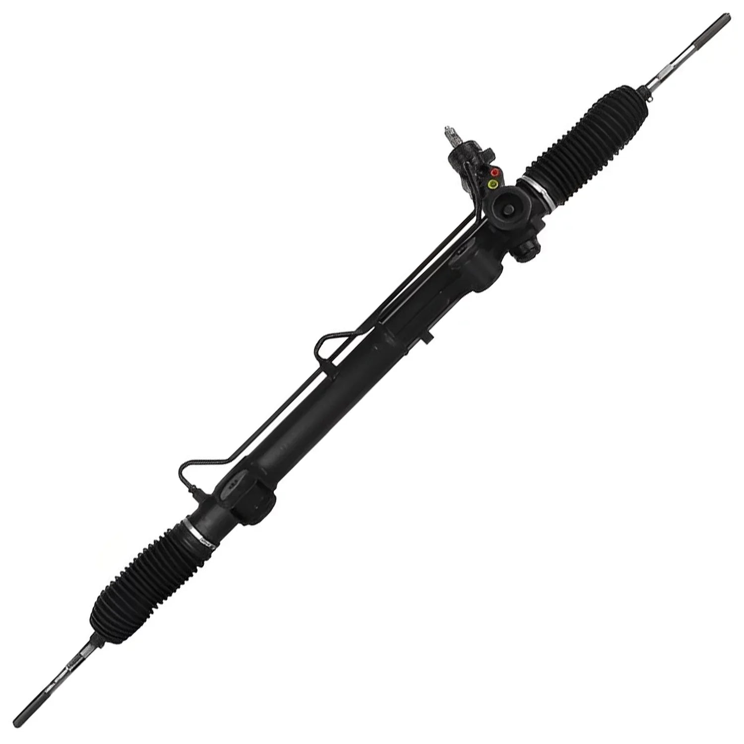 Detroit Axle - Power Steering Rack & Pinion + Front Upper Control Arms + Wheel Hubs + Suspension Kit Replacement for Ford F-150 Lincoln Mark LT 4WD w/ABS ; Straight Sway Bars - 11pc Set
