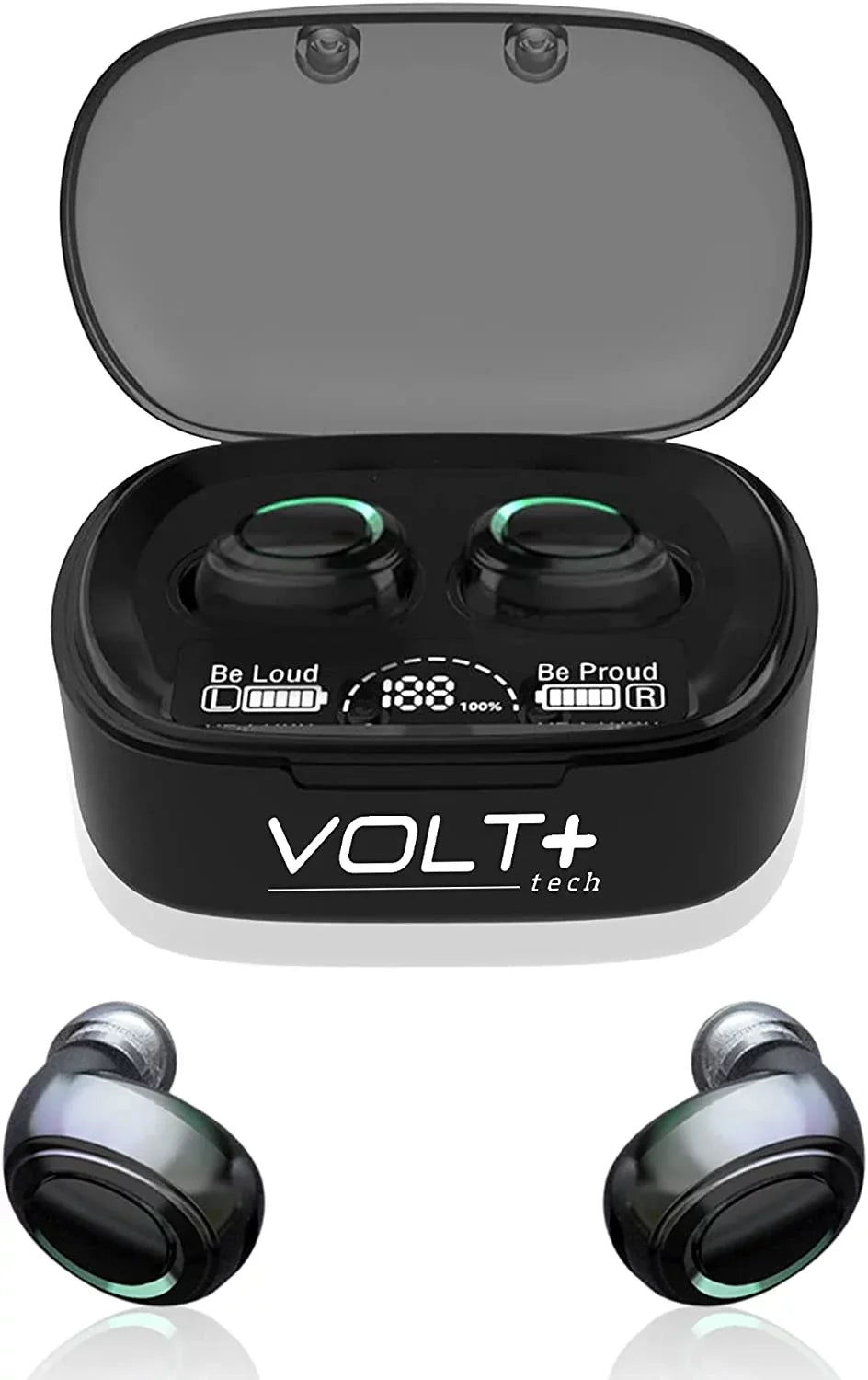 Wireless V5.1 PRO Earbuds Compatible with Galaxy Note 10/Plus/Lite/+/5G/Note10 IPX3 BlueTooth Touch Liquid / Sweatproof / Noise Reduction with Mic (Black)