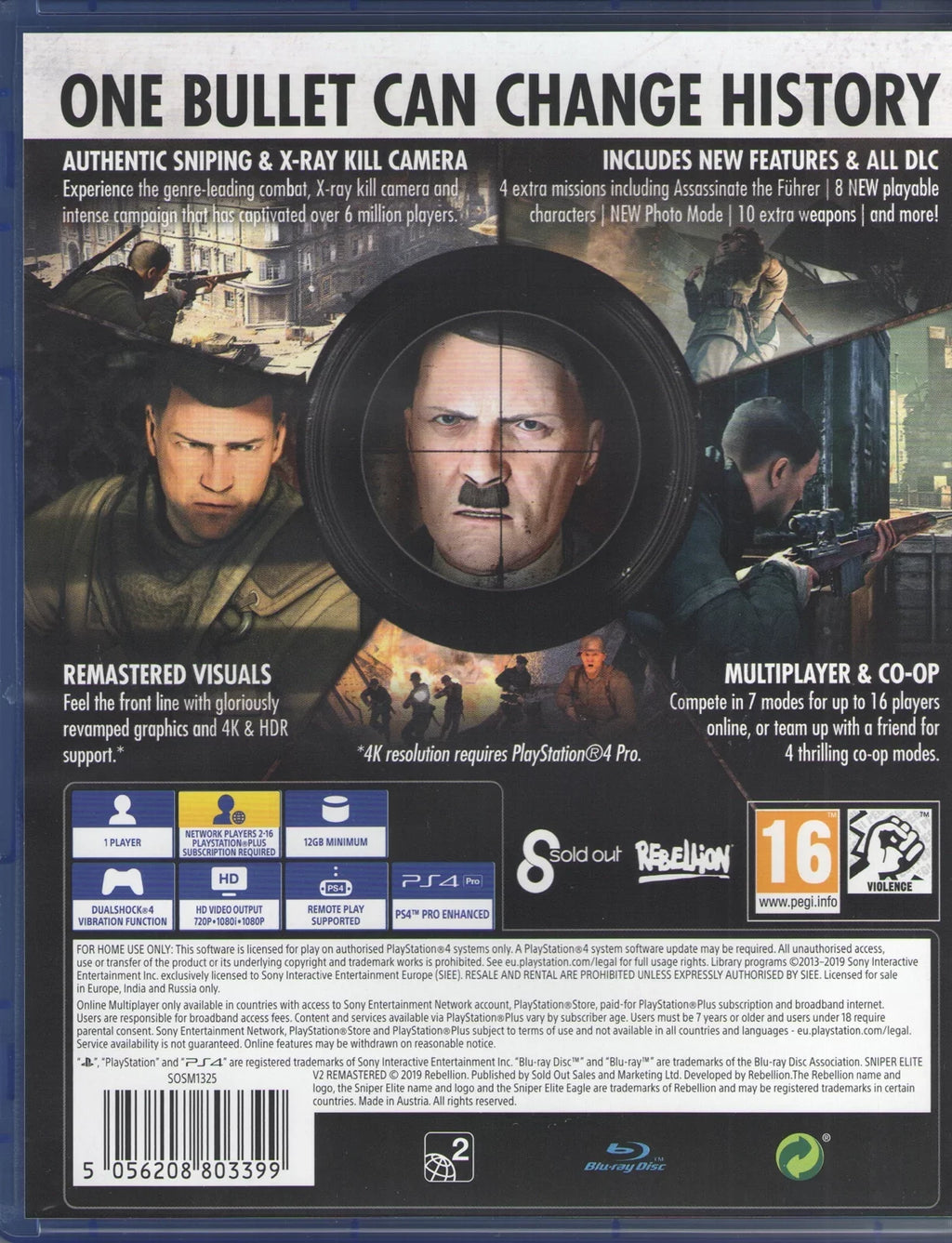 Sniper Elite V2 Remastered for PlayStation 4
