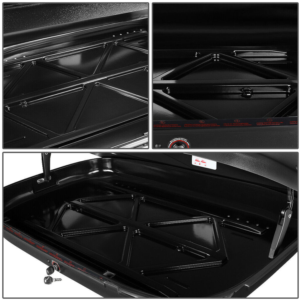 Teledu Fluid Vehicle Roof Mount Travel Storage Box Car Top Cargo Carrier with Lock