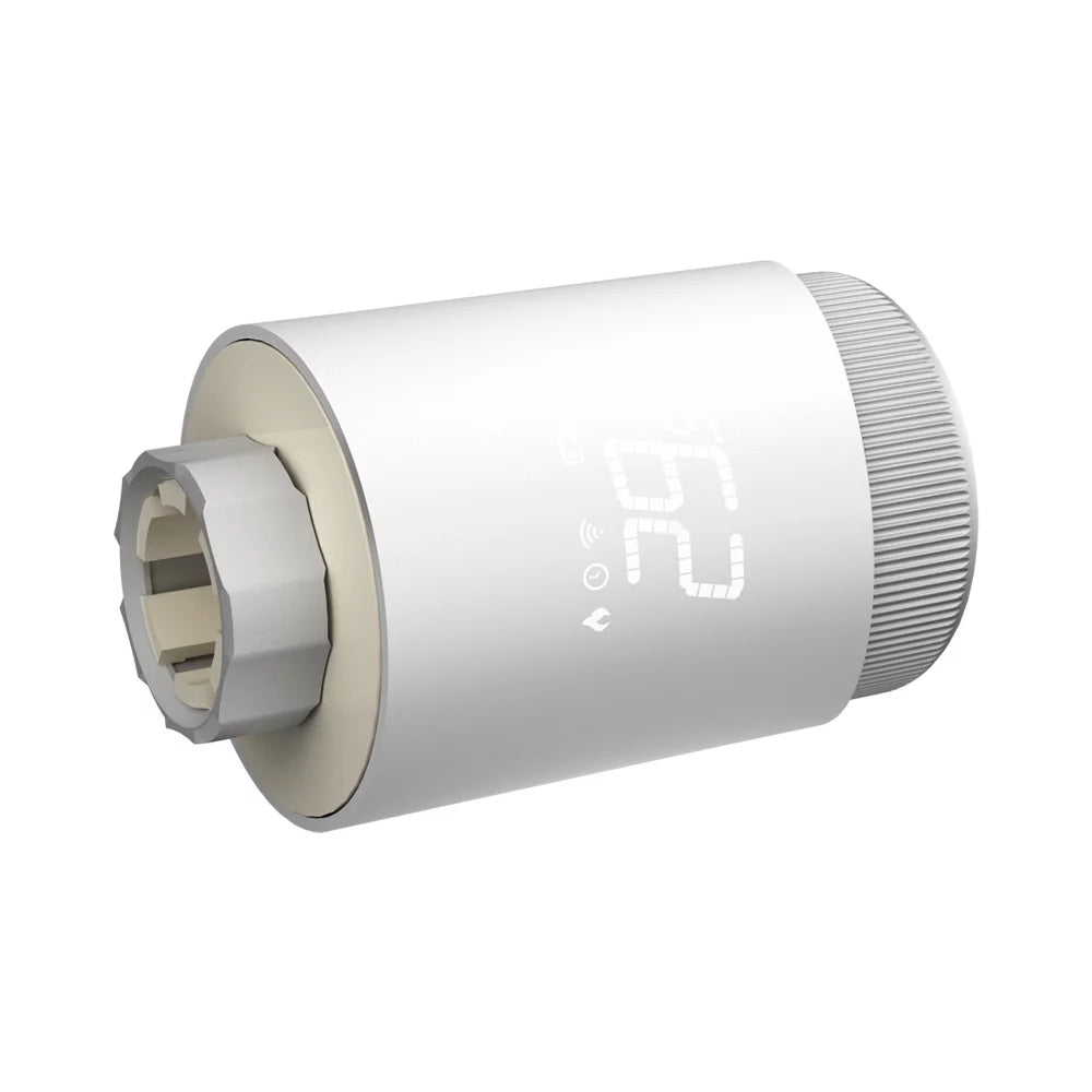 Tomshoo Thermostatic Radiator Valves Chipset Wireless Mobilephone App Control Home Heating Thermostat Temperature Controller Radiator Thermostat Compatible with Home