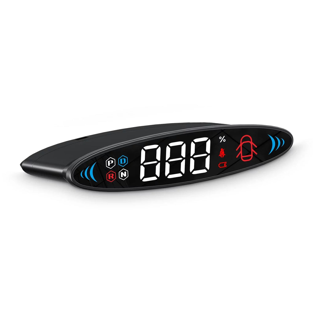 Nebublu Tesla Model 3 Model Y Head Up Display， Digital Speedometer Display, Vehicle Speed, Gear, Turn Signal, Battery, Door Reminder, Seat Belt Reminder