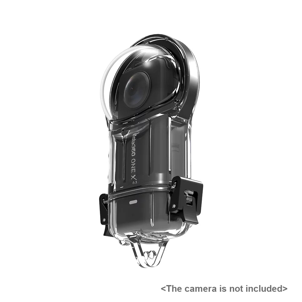 Radirus Panoramic Sports Camera Dive Case, Liquid Housing, Diving Protective Cover, Liquid 50M, Silicone Lens Cover