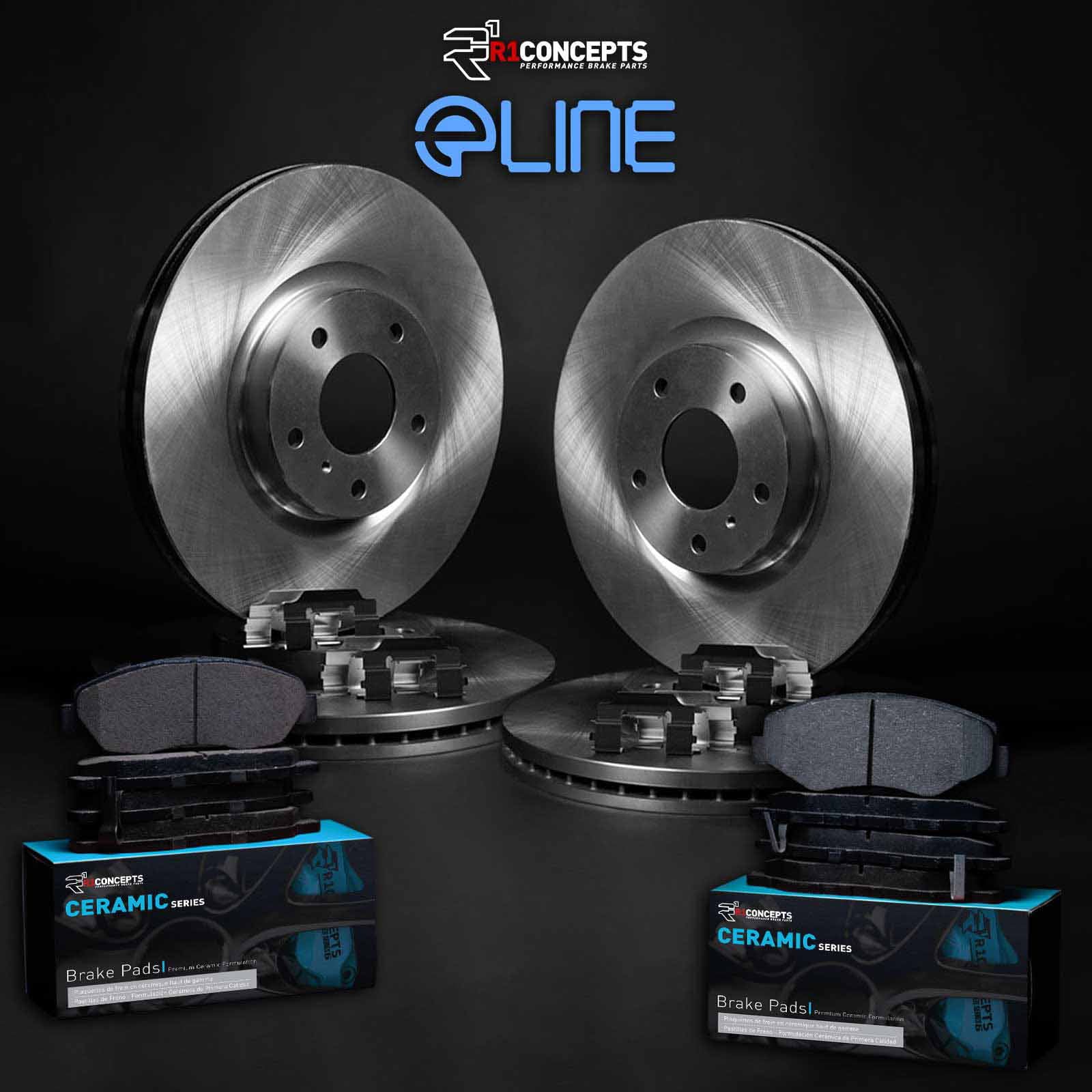 R1 Concepts Wfwh2 39013 R1 Concepts E Line Series Brake Rotor With Ceramic Fits select: 2007-2016 JEEP PATRIOT, 2011-2014 CHRYSLER 200