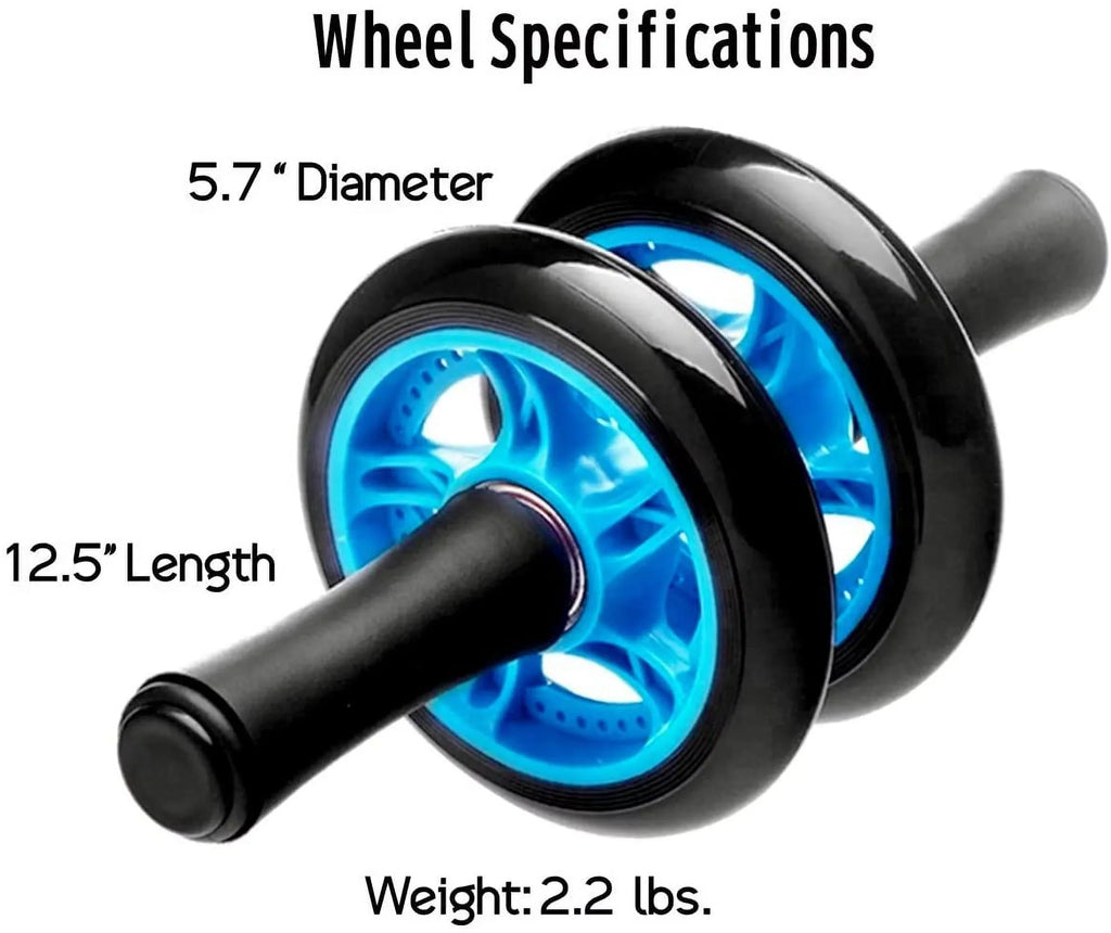 Dual AB Roller Wheel with Ball Bearings and Knee Pad