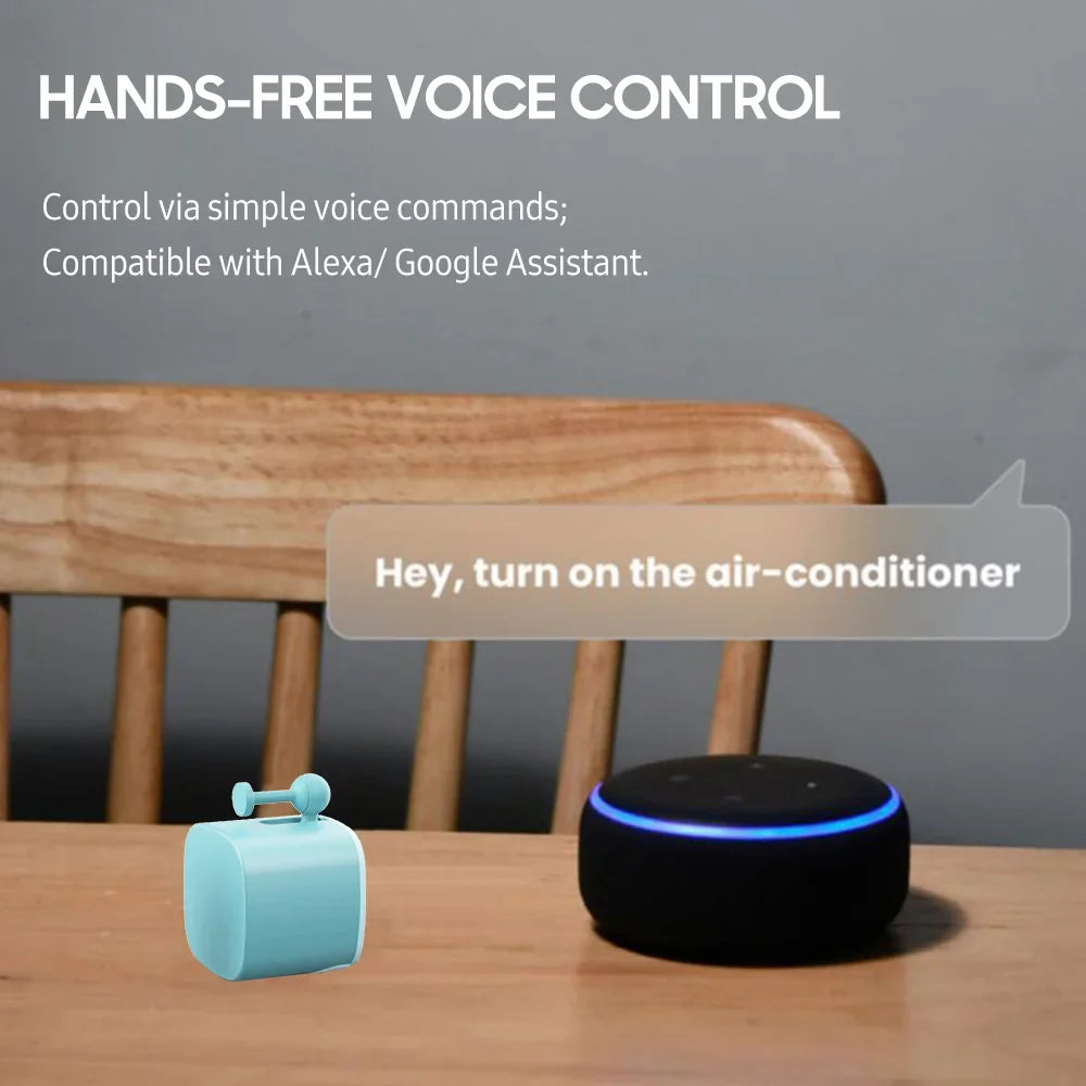 BT Fingerbot Home Automation Controller APP Control Voice Control Schedule Timer Fingerbot Home Appliances Switch Pusher Smart Controller (BT Gateway Required)