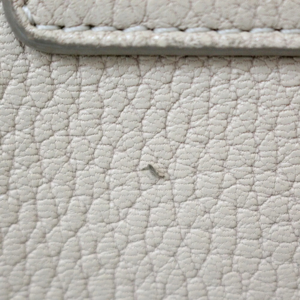 Pre-Owned Chloé Chloe Shoulder Bag Leather Beige Ladies Chain BRB01000000002558 (Fair)