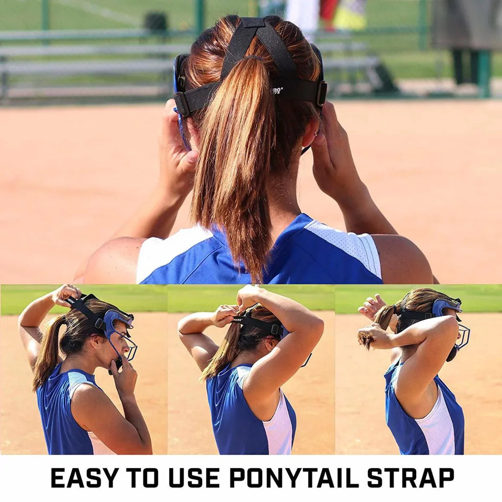 CHAMPRO Softball Defensive Fielder Mask - Wide Vision, YOUTH or ADULT