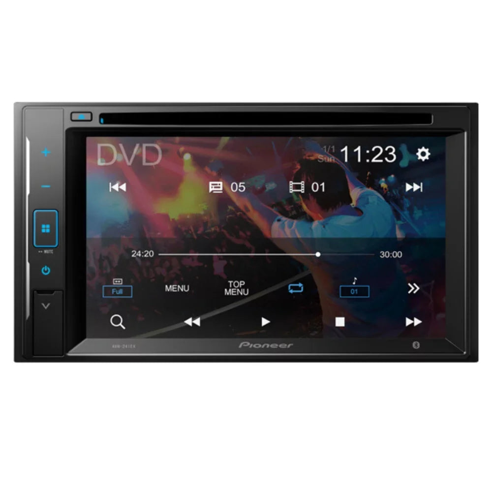 KIT4748 Bundle for 2000-2006 Ford Explorer Sport Track W/ Pioneer AVH-241EX Double DIN Car Stereo with Bluetooth/Backup Camera/Install Kit/in-Dash DVD/CD AM/FM 6.2" Display Digital Media Receiver