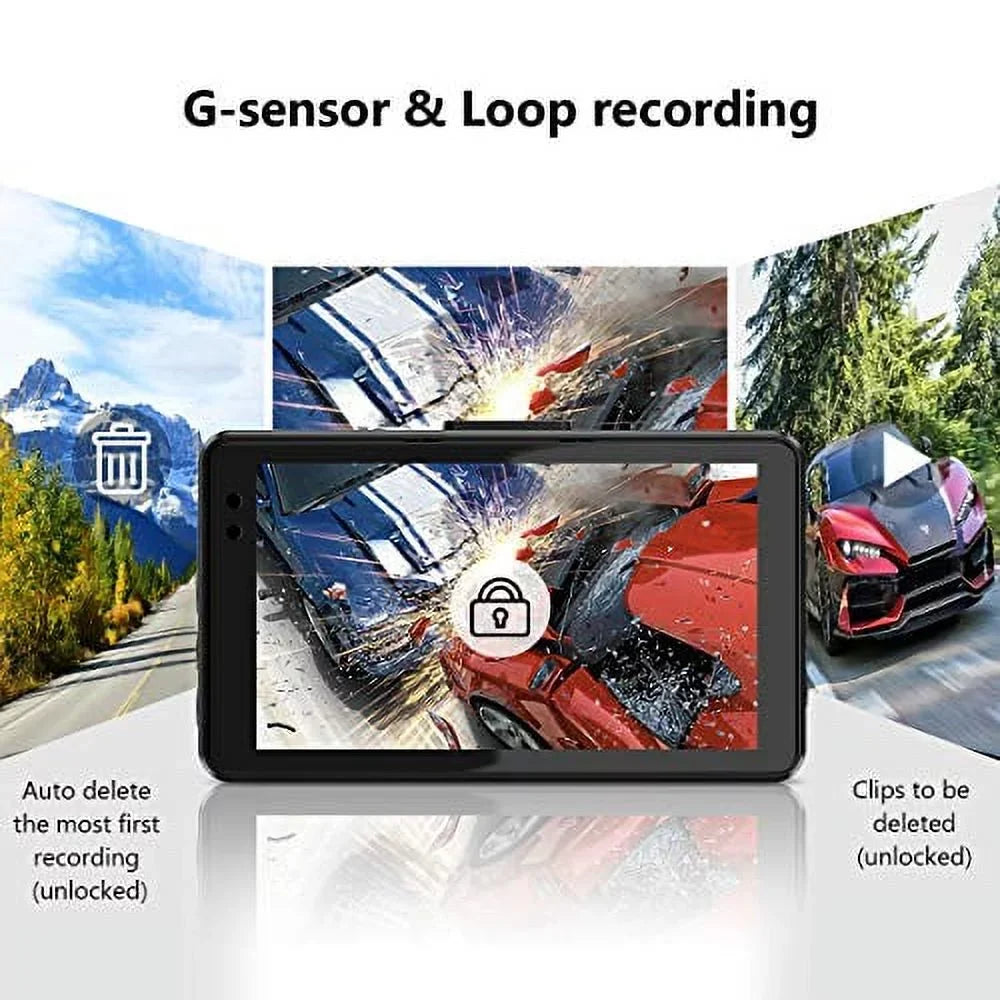 Dash Camera for Cars, Super Night Vision Dash Cam Front and Rear with 32G SD Card, 1080P FHD DVR Car Dashboard Camera with G-Sensor, WDR, Parking Monitor, Loop Recording, Motion Detection ?2