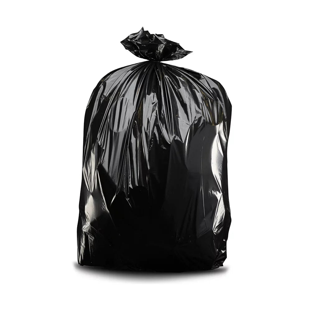 Plasticplace 55-60 Gallon Contractor Bags, 25 Count, Black