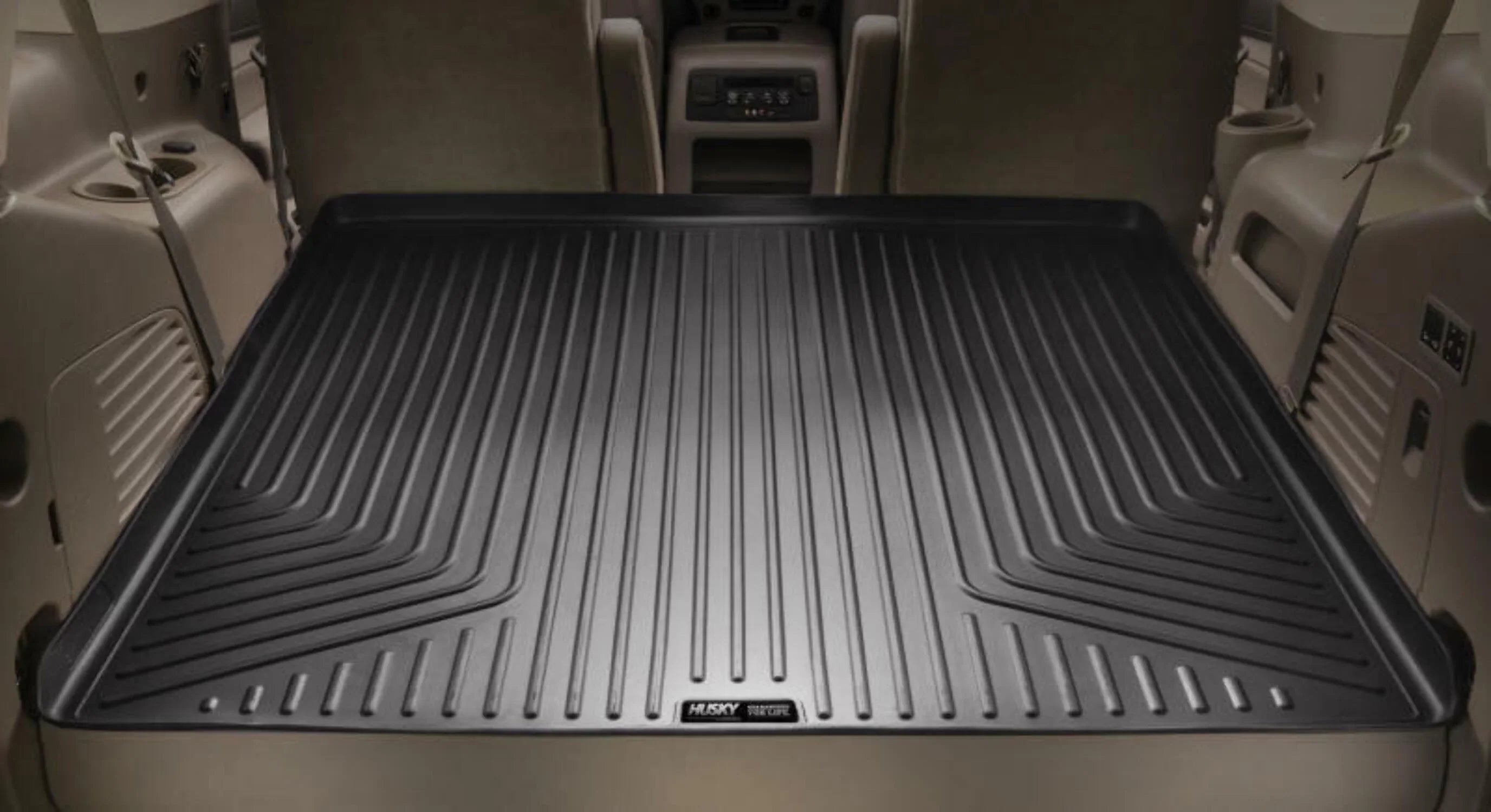 Husky by RealTruck Weatherbeater Series Cargo Liner Tan Compatible with 08-12 Ford Escape, 08-11 Mazda Tribute, 08-10 Mazda Tribute, 08-11 Mercury Mariner