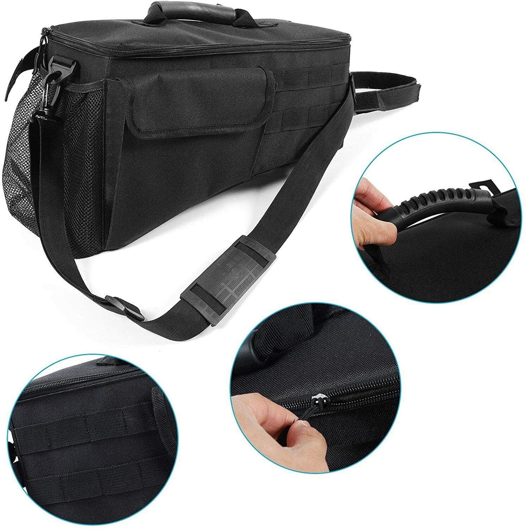 Teledu Rear Trunk Side Storage Bag Pockets Organizer Black